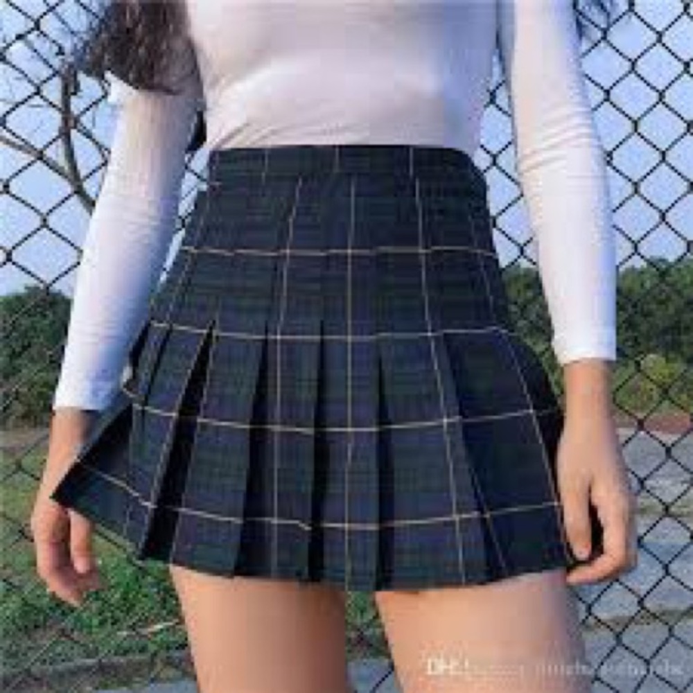 Urban Outfitters plaid grunge mini skirt